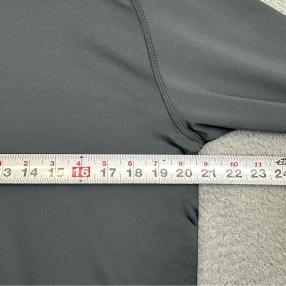Swannies Golf Sweater Mens Medium Gray Pullover 1/4 Zip Stretch Repreve 23‎ NEW - Picture 9 of 16